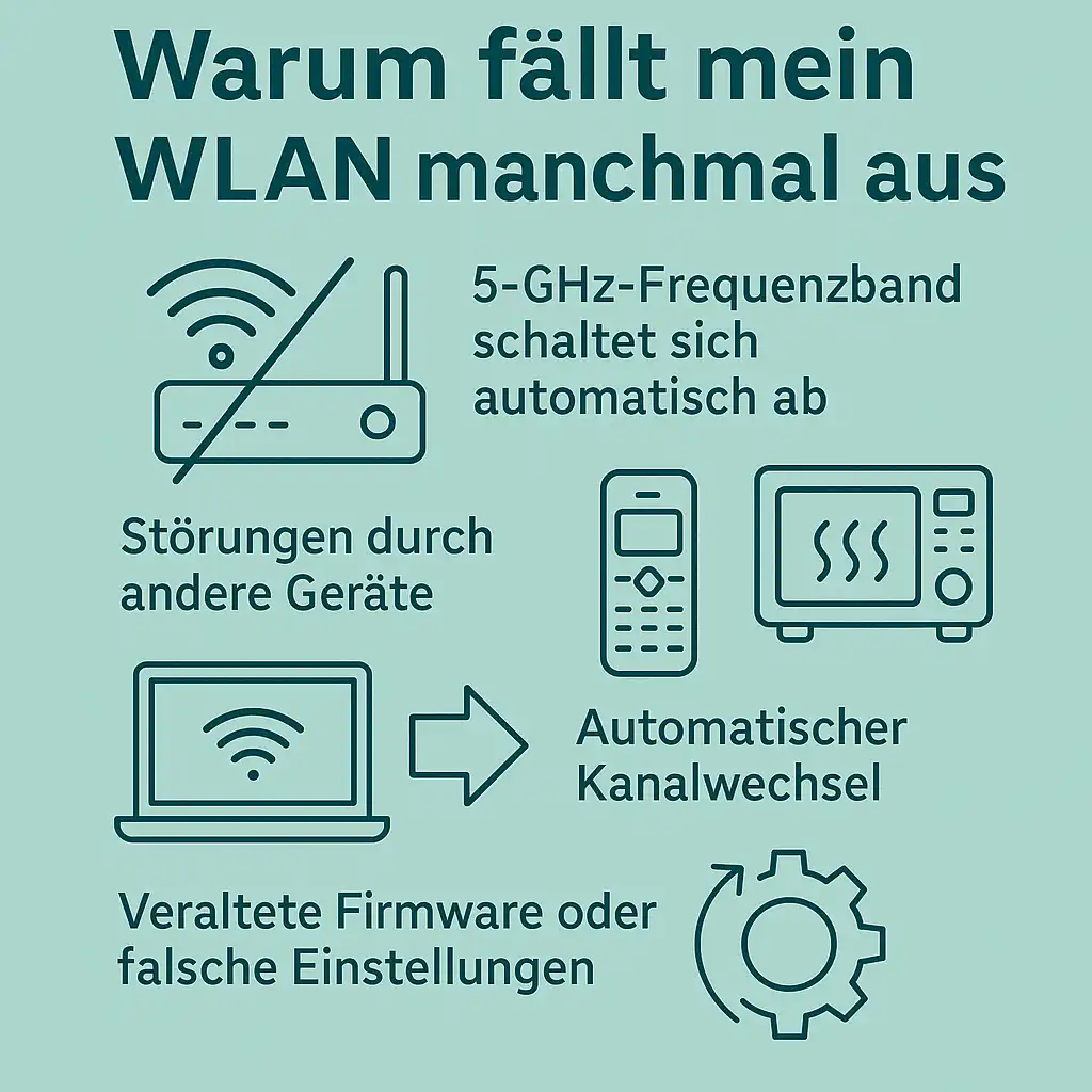 Warum fällt mein WLAN manchmal aus?