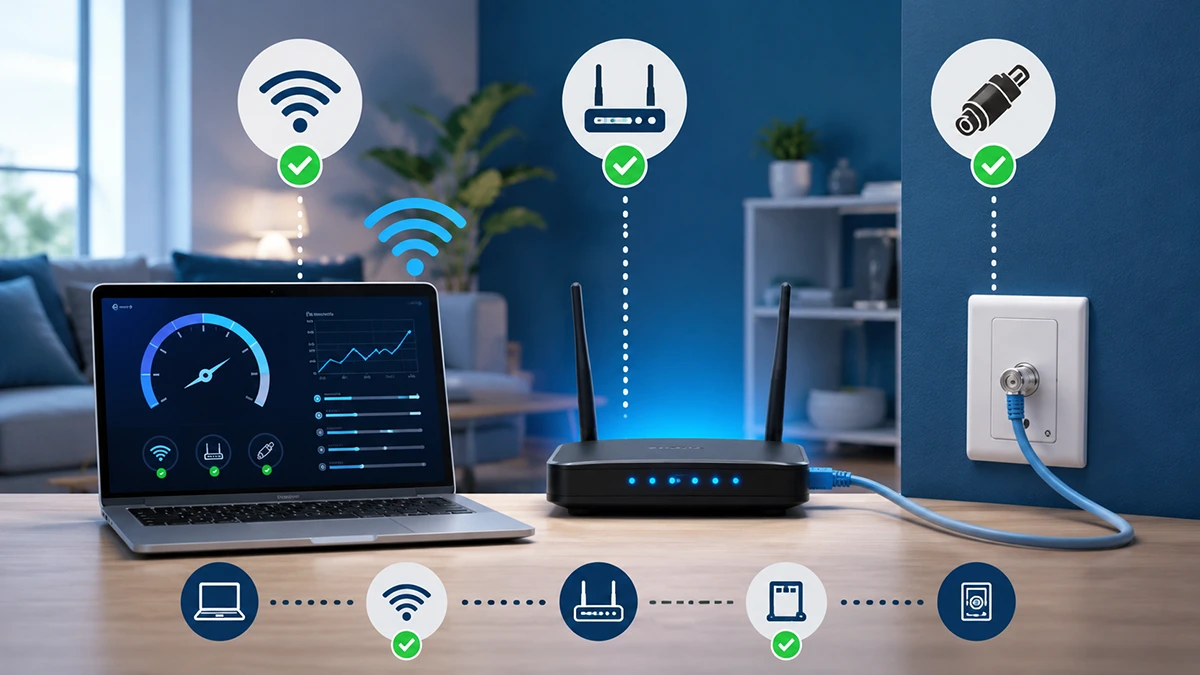 Internet langsam? So prüfen Sie, ob es am WLAN, Router oder Anschluss liegt
