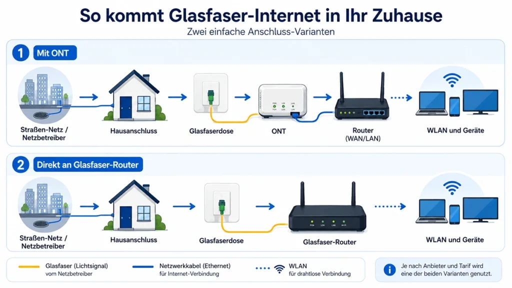 CGlasfaserstecker einfach erklärt: LC/APC, SC/APC, UPC – welches Glasfaserkabel brauche ich?